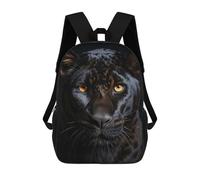 sinyumoney 3D Printed Children Backpacks Cool Panther Portrait Rucksacks Backpacks Fashion Casual Daypack Cute Travel Bags Outdoor Casual Daypack for Boy And Girl