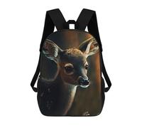 sinyumoney 3D Printed Children Backpacks Cute Deer New Rucksacks Backpacks Fashion Casual Daypack Cute Travel Bags Outdoor Casual Daypack for Boy And Girl