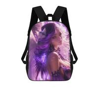 sinyumoney 3D Printed Children Backpacks Enchanted Angelic Wings Fantasy Artwork Rucksacks Backpacks Fashion Casual Daypack Cute Travel Bags Outdoor Casual Daypack for Boy And Girl