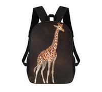 sinyumoney 3D Printed Children Backpacks Giraffe Rucksacks Backpacks Fashion Casual Daypack Cute Travel Bags Outdoor Casual Daypack for Boy And Girl