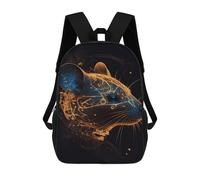 sinyumoney 3D Printed Children Backpacks Glowing Mouse Art Print Rucksacks Backpacks Fashion Casual Daypack Cute Travel Bags Outdoor Casual Daypack for Boy And Girl