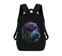 sinyumoney 3D Printed Children Backpacks Irish Wolfhound Rucksacks Backpacks Fashion Casual Daypack Cute Travel Bags Outdoor Casual Daypack for Boy And Girl