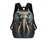 sinyumoney 3D Printed Children Backpacks Mystical Elephant Rucksacks Backpacks Fashion Casual Daypack Cute Travel Bags Outdoor Casual Daypack for Boy And Girl