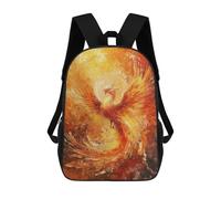 sinyumoney 3D Printed Children Backpacks Phoenix Rising Rucksacks Backpacks Fashion Casual Daypack Cute Travel Bags Outdoor Casual Daypack for Boy And Girl
