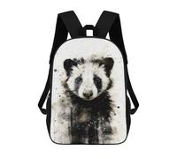 sinyumoney 3D Printed Children Backpacks Skunk Beauty Black Ink Rucksacks Backpacks Fashion Casual Daypack Cute Travel Bags Outdoor Casual Daypack for Boy And Girl