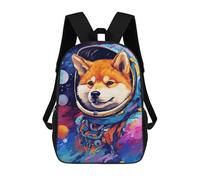 sinyumoney 3D Printed Children Backpacks Space Dog Adventure-367 Rucksacks Backpacks Fashion Casual Daypack Cute Travel Bags Outdoor Casual Daypack for Boy And Girl