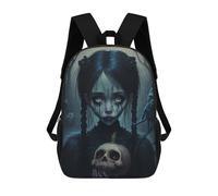 sinyumoney 3D Printed Children Dark Forest Guardian Rucksacks Fashion Casual Daypack Cute Travel Bags Outdoor Casual Daypack for Boy And Girl 17inch