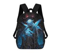 sinyumoney 3D Printed Children Divine Mary Rucksacks Fashion Casual Daypack Cute Travel Bags Outdoor Casual Daypack for Boy And Girl 17inch