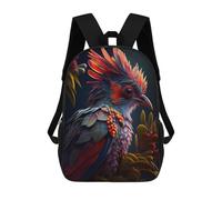 sinyumoney 3D Printed Children Fantasy Feathered Creature Rucksacks Fashion Casual Daypack Cute Travel Bags Outdoor Casual Daypack for Boy And Girl 17inch