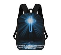 sinyumoney 3D Printed Children's 17inch School Bags Christ Our Lord 2 Backpack Travel Lightweight Backpack Book Bags Kids Boys Girls School Bag