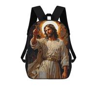 sinyumoney 3D Printed Children's 17inch School Bags The Return in Glory Backpack Travel Lightweight Backpack Book Bags Kids Boys Girls School Bag