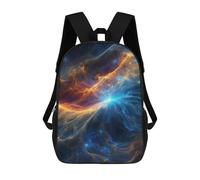 sinyumoney 3D Printed Children's 17inch Whirlpool of Creation School Backpack High Capacity Travel Book School Bags for Boys Elementary And Middle School Students