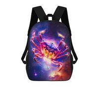 sinyumoney 3D Printed Children's Backpack Cosmic Crab Nebula Travel Lightweight School Bag Fashion School Backpack for Kids School Students 17inch