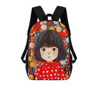 sinyumoney 3D Printed Children's Backpack Cute Baby Girls Baloon Travel Lightweight School Bag Fashion School Backpack for Kids School Students 17inch