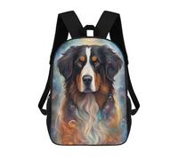 sinyumoney 3D Printed Children's Backpack Dog000165 Travel Lightweight School Bag Fashion School Backpack for Kids School Students 17inch