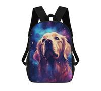 sinyumoney 3D Printed Children's Backpack Dogs Universe Travel Lightweight School Bag Fashion School Backpack for Kids School Students 17inch