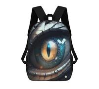 sinyumoney 3D Printed Children's Backpack Dragon Eye Artwork-9 School Backpack High Capacity Travel Book Bags for Boys Elementary And Middle School Students 17inch