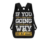 sinyumoney 3D Printed Children's Backpack Going All The Way School Backpack High Capacity Travel Book Bags for Boys Elementary And Middle School Students 17inch