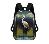 sinyumoney 3D Printed Children's Backpack The Pride Crane 1 School Backpack High Capacity Travel Book Bags for Boys Elementary And Middle School Students 17inch