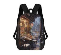 sinyumoney 3D Printed Children's Backpack Tokyo Japan Xmas Travel Lightweight School Bag Fashion School Backpack for Kids School Students 17inch