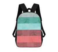 sinyumoney 3D Printed Children's Backpack Watercolor Art 05 Travel Lightweight School Bag Fashion School Backpack for Kids School Students 17inch