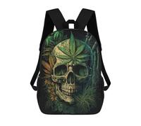sinyumoney 3D Printed Children's Backpack Weed VII School Backpack High Capacity Travel Book Bags for Boys Elementary And Middle School Students 17inch