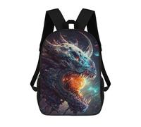 sinyumoney 3D Printed Children's Backpacks Galactic Monster Devouring Planet -1 Book Bags Boy Girl Kids School Backpack With Big Pockets for Kids School 17inch