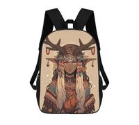sinyumoney 3D Printed Children's School Backpack Druid Girl Book Bags High Capacity Travel School Bags for Kids/Students/Adults 17inch