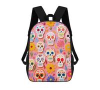 sinyumoney 3D Printed Children's School Backpack Fiesta of Colors Book Bags High Capacity Travel School Bags for Kids/Students/Adults 17inch