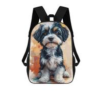 sinyumoney 3D Printed Children's School Backpack Havanese Book Bags High Capacity Travel School Bags for Kids/Students/Adults 17inch