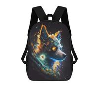 sinyumoney 3D Printed Children's School Backpack Jack Russell Terrier Dog Book Bags High Capacity Travel School Bags for Kids/Students/Adults 17inch