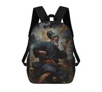 sinyumoney 3D Printed Children's School Backpack Magical Mystic Figure Book Bags High Capacity Travel School Bags for Kids/Students/Adults 17inch
