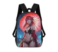 sinyumoney 3D Printed Children's School Bags Moonlit Radiance Backpack Travel Lightweight Backpack Book Bags Kids Boys Girls School Bag 17inch