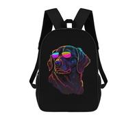 sinyumoney 3D Printed Children's School Chesapeake Bay Retriever Backpack High Capacity Travel Book Bags Fashion Rucksacks Kids School Casual Back Pack 17inch