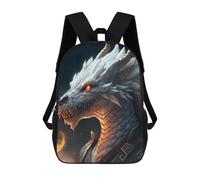 sinyumoney 3D Printed Children's School Dragon's Fiery Gaze -2 Backpack for Kids High Capacity Travel Fashion Rucksacks Kids School Bag Casual Back Pack 17inch