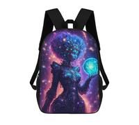 sinyumoney 3D Printed Children's School Enchanted Mystic Sphere Backpack for Kids High Capacity Travel Fashion Rucksacks Kids School Bag Casual Back Pack 17inch