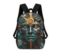 sinyumoney 3D Printed Children's School Gaia Mother Of All Life Backpack for Kids High Capacity Travel Fashion Rucksacks Kids School Bag Casual Back Pack 17inch