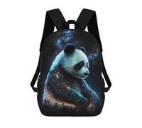 sinyumoney 3D Printed Children's School Galactic Panda Art Print-3 Backpack High Capacity Travel Book Bags Fashion Rucksacks Kids School Casual Back Pack 17inch