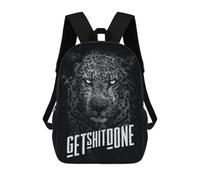 sinyumoney 3D Printed Children's School Get Shit Done Backpack High Capacity Travel Book Bags Fashion Rucksacks Kids School Casual Back Pack 17inch