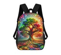 sinyumoney 3D Printed Children's School Heart of Verdant Cosmos Backpack for Kids High Capacity Travel Fashion Rucksacks Kids School Bag Casual Back Pack 17inch