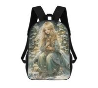 sinyumoney 3D Printed Children's School Lovely Saint Mary Backpack for Kids High Capacity Travel Fashion Rucksacks Kids School Bag Casual Back Pack 17inch