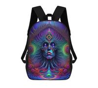 sinyumoney 3D Printed Children's School Prism of The Watcher Backpack for Kids High Capacity Travel Fashion Rucksacks Kids School Bag Casual Back Pack 17inch