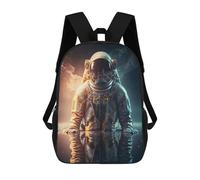 sinyumoney 3D Printed Children's School Rise from Darkness Backpack High Capacity Travel Book Bags Fashion Rucksacks Kids School Casual Back Pack 17inch