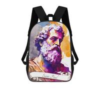 sinyumoney 3D Printed Children's School Saint Paul The Apostle Backpack for Kids High Capacity Travel Fashion Rucksacks Kids School Bag Casual Back Pack 17inch
