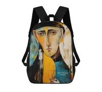 sinyumoney 3D Printed Children's School Saint Thomas Becket Backpack High Capacity Travel Book Bags Fashion Rucksacks Kids School Casual Back Pack 17inch
