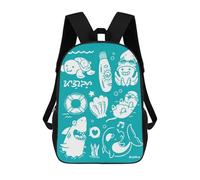 sinyumoney 3D Printed Children's School Swimming Animals Backpack for Kids High Capacity Travel Fashion Rucksacks Kids School Bag Casual Back Pack 17inch