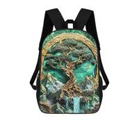 sinyumoney 3D Printed Children's School World Tree Yggdrasil Art Backpack for Kids High Capacity Travel Fashion Rucksacks Kids School Bag Casual Back Pack 17inch