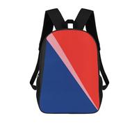 sinyumoney 3D Printed Colorful Minimalism 01 School Bag Boys Girls Children's School Backpack Casual Fashion Backpack for in School Or Travel 17inch