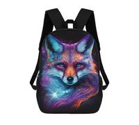 sinyumoney 3D Printed Cosmic Fox Art Print-12 School Backpack Book 17inch Bags Fashion Backpacks Large Capacity Backpack Children Travel Rucksacks