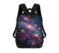 sinyumoney 3D Printed Cosmic Galaxy Cluster-1 School Backpack With Big Pockets for Kids, Children's Backpacks Book Bags Kids School Bag 17inch